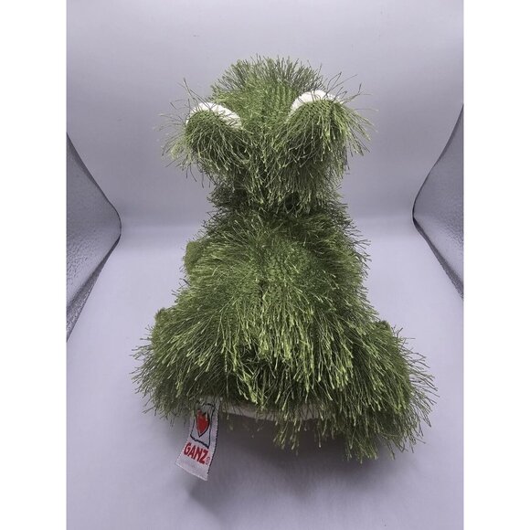 GANZ WEBKINZ Shaggy Green Frog HM001- No Code- Retired - Picture 7 of 7